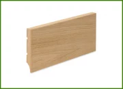Listwa przypodłogowa MDF okleinowana fornirem dębowym nielakierowana 80 x 12 R1 PLUS – wilgocioodporny (11,9 mb)*